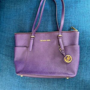 Michael Kors Jet Set leather tote bag